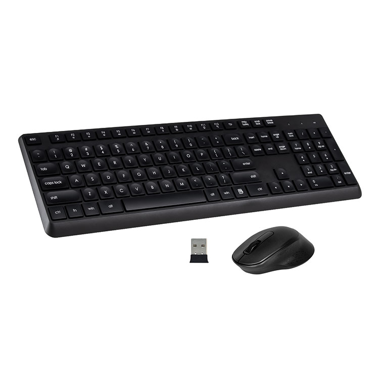2.4G trådløst tastatur og musekombinasjon