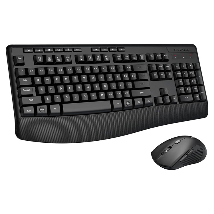 2,4 GHz trådløst tastatur og musekombo