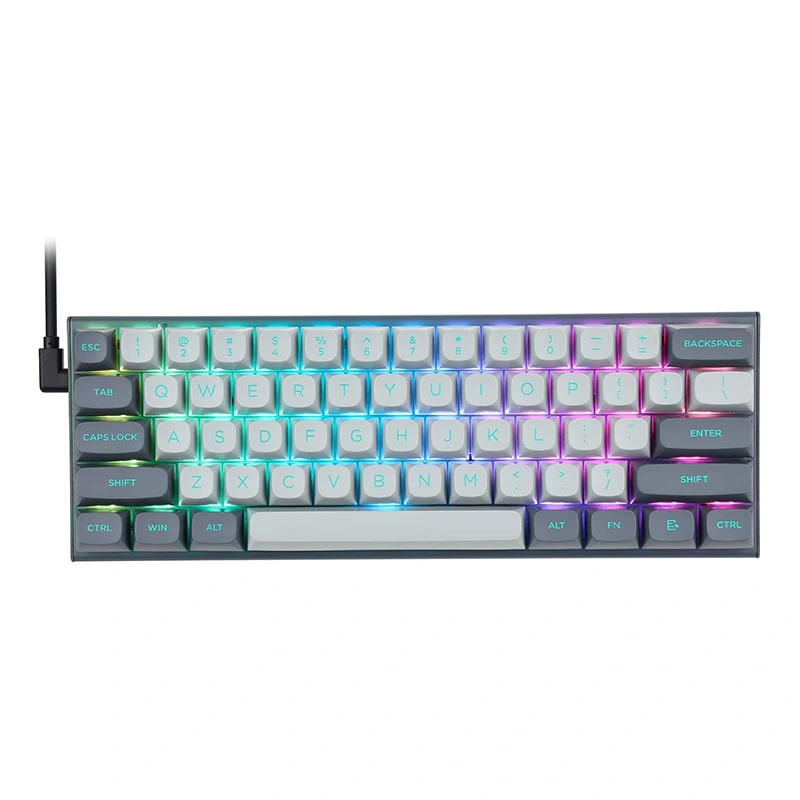 61 taster Magnetiske brytere Mekanisk tastatur