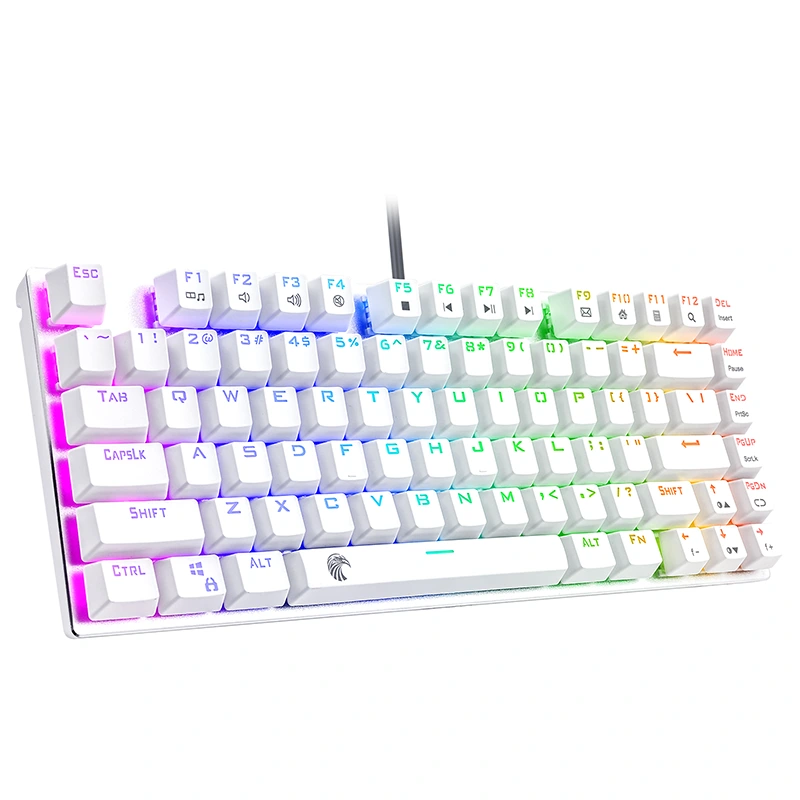 81 taster RGB mekanisk spilltastatur
